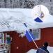  snow грабли ручная лопата для снега длинный снег сбрасывание зима дом крыша снег внизу . крыша снегоочиститель инструмент снег внизу .. инструмент крыша ручная лопата для снега 1.5m-6.1m лопата для снега длина регулировка возможность легкий . алюминиевый 5шт.