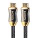 HDMI2.0 кабель позолоченный {10m} HDMI мужской A-HDMI мужской A metal ракушка нейлон плетеный 30AWG..