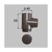 LIXIL(to вынос руля ) дренаж патрубок φ45 для bronze [ номер товара :WXCB093]0