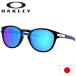  Япония стандартный товар Oacley (OAKLEY) LATCH Fathom Collection защелка солнцезащитные очки OO9349-5553 [Matte Black][Prizm Sapphire] [Low Bridge Fit][ low желтохвост 