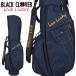  черный clover BLACK CLOVER Golf Denim caddy bag 9.0 type BA5PNC52 [Denim][G Jean способ ][ Denim жакет ]