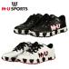 MU SPORTS MU спорт женский далматинец рисунок шиповки отсутствует обувь 703J6600 [ туфли для гольфа ][ шиповки отсутствует ]