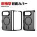 IPhone Duo �P�[�X �N���A �J�o�[ �܂肽���݌^ ���� TPU+PC�f�� ���C�����X�[�d �N���A�P�[�X �V���v�� Apple �A�b�v�� �A�C�t�H�� �t�H�[���h �ی�P�[�X �l�C