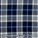 [ количество 5 из ] ткань [ Basic проверка tartan проверка темно-синий × голубой YZW004]