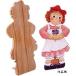  tolepainting foundation [ plain wood door stopper * girl B-664] Country Craft Country craft 