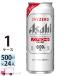  Asahi dry Zero 500ml 24 can go in 1 case (24ps.@) non-alcohol beer free shipping ( one part region excepting )