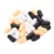 Yibuy 30 piece insertion .3mm cream / black / white toggle switch tip cap electric guitar for 