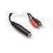 Hosa YPR-257 stereo phone female -RCA male ×2 conversion cable 