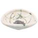  Mino . middle . ream next taking pot small bowl bowl plate 15cm Shino Oribe . crab .043-0049a
