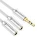 2 sharing cable Syncwire stereo Mini plug audio sharing cable 3.5mm headphone extension cable earphone divergence stereo Mini terminal -