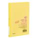 kokyo postcard holder Carry all A6 postcard 40 sheets . shape yellow is se-6Y