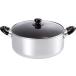  peace flat f Rays two-handled pot curry stew oden cooking saucepan ...28cm.. element resin processing glass cover attaching large saucepan IH correspondence SM-8819