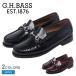 ji- H автобус Loafer мужской Lincoln bit we Jean z Loafer широкий G.H Bass BAZ1W003 черный чёрная кожа обувь 
