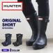 ハンター レインブーツ メンズ オリジナル ショート HUNTER MFS9000RMA ブラック 黒 シューズ ラバー ブーツ 靴 長靴 雨具 防水 父の日