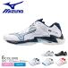  Mizuno волейбол обувь мужской женский ue-b подсветка Z8 MIZUNO V1GA2400 белый темно-синий темно-синий обувь bare-. покупка 