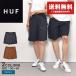 ハフ パンツ メンズ WORKMAN SHORT HUF PT00268 ネイビー 紺 ブラウン ウエア ショートパンツ ハーフパンツ ズボン ボトムス