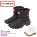  Hunter боты женский HUNTER WFS2108WWU черный чёрный белый водонепроницаемый защищающий от холода защищающий от холода ботинки зима ботинки снег для снег страна легкий короткие сапоги зима обувь 
