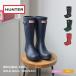  Hunter влагостойкая обувь женский Kids Junior ребенок оригинал Kids HUNTER JFT6000RMA черный чёрный красный красный сапоги дождь . покупка 