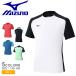  Mizuno игра футболка Kids Junior ребенок поле рубашка MIZUNO P2MAC043 белый черный чёрный tops одежда короткий рукав . покупка 