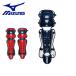  Mizuno rega-z[ Mizuno Pro ] щитки ( кожа | резина soft | для бейсбола ) L размер MIZUNO 1DJLS110 темно-синий черный бейсбол . бейсбол 