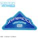 ( кошка pohs рассылка )likta стикер RAPIDO STICKER 4.22INCH×2.28INCH RICTA 88281691 Logo скейтборд панель скейтборд спорт 