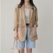  tailored jacket костюм жакет женский лето осень тонкий summer жакет одиночный товар офис ходить на работу длинный рукав хлопок лен ....... красивый . прекрасный линия 