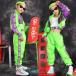  Корея ребенок одежда Kids танцевальный костюм весна осень HIPHOP hip-hop . рука Cheer девушка stage костюм Dance одежда девочка мужчина верх и низ в комплекте длинный рукав 