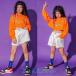  Корея ребенок одежда HIPHOP Kids танцевальный костюм hip-hop девочка stage костюм танцевальный костюм отвечающий .. Jazz Dance Cheery da- костюм тренировка надеты комплект группа одежда .. серия 