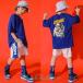  Kids танцевальный костюм hip-hop Корея ребенок одежда HIPHOP stage костюм отвечающий .. Jazz Dance мужчина 2 позиций комплект презентация . рука футболка тренировка надеты . рука группа одежда движение надеты 
