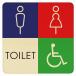 �ȥ��� ����� TOILET �ȥ���ޡ��� K1 �˽� �ְػ� �ԥ��ȥ����� �����ɥ������� �ɥ��ץ졼�� ���� ���� 9x9cm