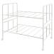  futon место хранения подставка с роликами 2 уровень глубина 72.5cm futon подставка futon место хранения Wagon место хранения полки Cart futon вдавлено inserting постельные принадлежности место хранения белый M5-MGKFD00138WH