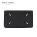  параллель импортные товары Maison Margiela mezzo n Margiela карта держатель мужской женский чёрная кожа оригинальные кожаные сиденья A3VX0005 P4745 T8013 подарок подарок ходить на работу посещение школы 