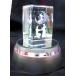  crystal 3D( маленький размер ) Laser скульптура love .LED 4 цвет люминесценция шт. комплект 