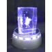  crystal Laser скульптура Heart Angel LED 4 цвет люминесценция шт. комплект 
