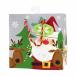 The Gift Wrap Company [ Рождество ] подарок сумка S размер ( серебряный × Santa Claus .)