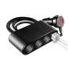 3 полосный 2USB порт прикуриватель вольтметр 12/24V машина соответствует 