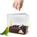 Gifty parakeet Carry writing bird bird cage through . small bird cage outing movement bird gauge perch .. Carry cage 