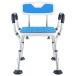  душ стул - ванна стул уход для душ стул ванна для стул ванная для стул алюминиевый 6 -ступенчатый высота настройка .. соус подлокотник . имеется защита от плесени водоотталкивающая отделка легкий товары для ухода высота .