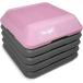 ies four все (Yes4All) аэробика платформа розовый / серый 41cm×41cm×10cm одиночный подножка подъемник 