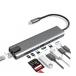 �}���`�n�u USB C Type-c �n�u HDMI 4K �L��lan  87W PD�o�� LAN�|�[�g 8in1 RJ45 SD�J�[�hUSB3.0 MacBook Pro�@ Switch �Ή� HUB ad-chub8in1
