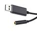 USB to 3.5mm аудио изменение аудио кабель адаптер стерео Mini Jack изменение кабель ZOOM наушники слуховай аппарат ad-usb35mm 3 высшее TRS 4 высшее Mike 