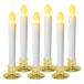 LED candle 6 pcs set battery timer remote control attaching . pcs attaching family Buddhist altar for . type . three . memorial service led candle safety table production light up dar-butuled6s