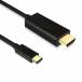 USB C to HDMI изменение кабель USB 3.1 Type C to HDMI кабель изменение кабель 4K 30Hz высокое разрешение звук * изображение данные поддержка 1.8m tecc-tyctohdmi[ почтовая доставка отправка * плата 