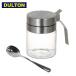 SPICE JAR WITH SPOON 調味料入れ ガラス スパイスボトル 砂糖 塩 ダルトン DULTON