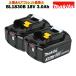 �}�L�^ �o�b�e���[ 18V ���� BL1830B MAKITA �c�e�ʕ\�� ���Ȍ̏�f�f�@�\ 3.0Ah 2�Z�b�g��������A�E�g���b�g���i