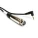 Hosa XVM-105F 1.5m L type стерео Mini мужской -XLR женский аудио кабель 