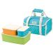 THERMOS Family свежий ланч box точка голубой DJF-4001 D-BL