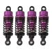 Mxfans 4 штук .102004 RC aluminium амортизатор HSP соответствует RC1:10 модель onroad. товар-заменитель ( лиловый )