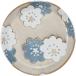  I to-(Aito) aito завод [ nordic цветок ] plate тарелка S диаметр примерно 14cm серый цветочный принт модный тарелка Северная Европа посуда Mino .