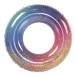 HappyHome надувной круг детский ламе ввод Kids float симпатичный Kirakira Rainbow мужчина девочка двоякое применение (70#)